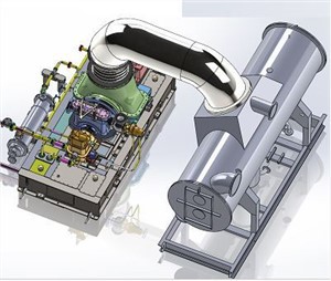 N1.0-1.6コンデンシング蒸気タービン発電機セット